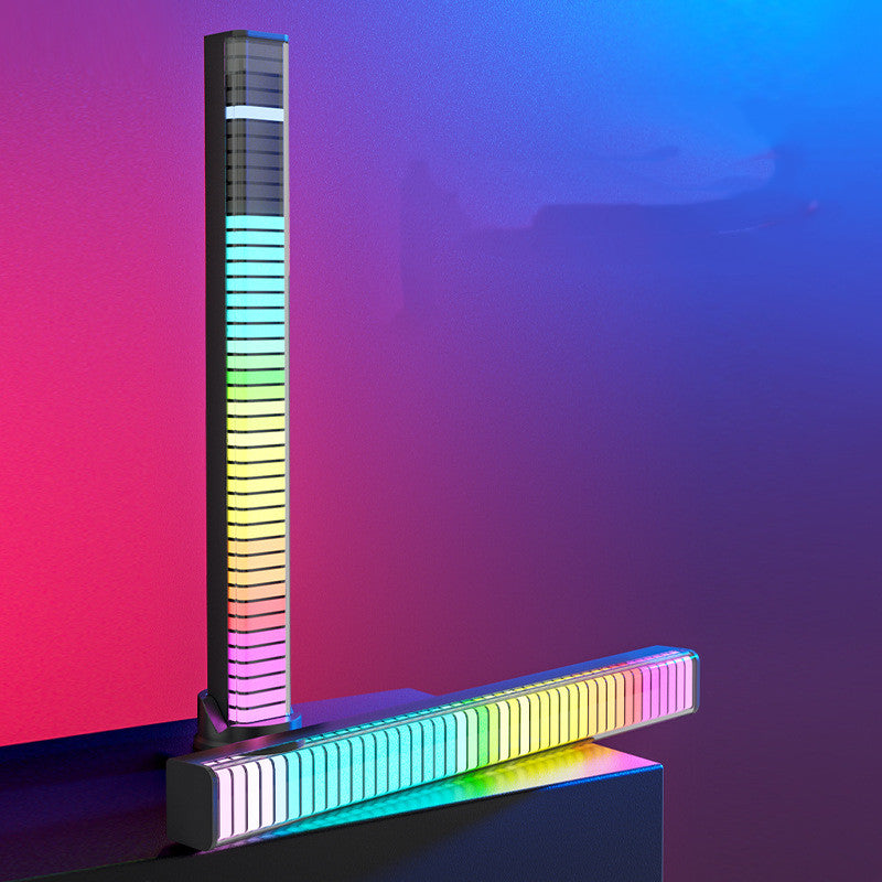 Barre LED RGB Intelligente - Contrôle Vocal & Rythme Musical Gaming