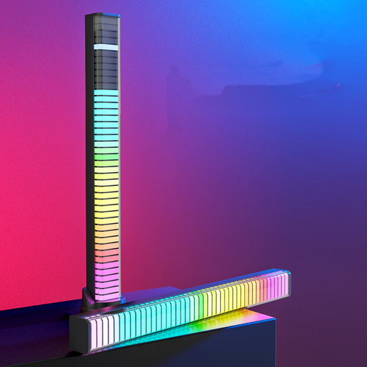 Barre LED RGB Intelligente - Contrôle Vocal & Rythme Musical Gaming